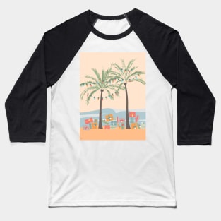 Christmas on the Beach Baseball T-Shirt